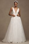 Thumbnail View 4: Willowby by Watters Dahlia Sleeveless V-Neck Tulle A-Line Wedding Gown