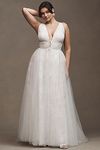 Thumbnail View 6: Willowby by Watters Dahlia Sleeveless V-Neck Tulle A-Line Wedding Gown