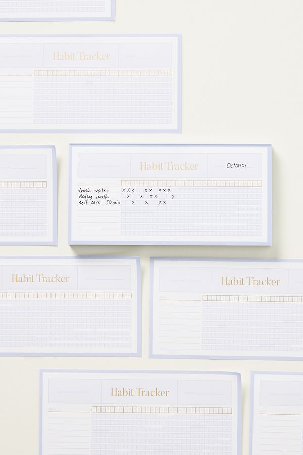 Slide View: 1: Emily Ley Simplified® Habit Tracker Notepad