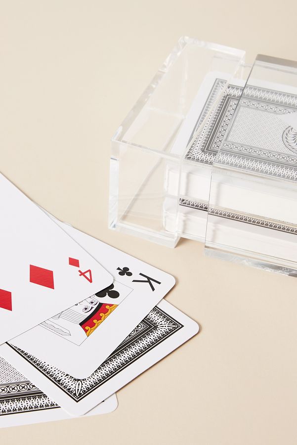 Slide View: 2: Pigeon and Poodle SOMA Jumbo Acrylic Card Game Set