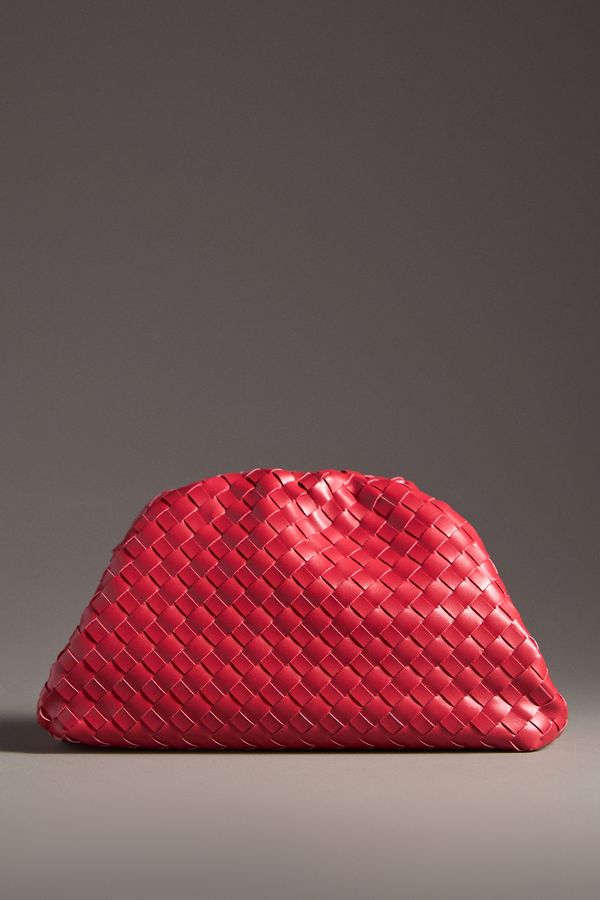 Slide View: 3: The Frankie Mini Clutch: Woven Bow Edition