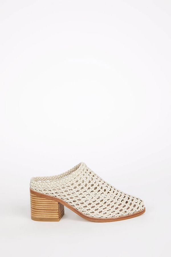 Slide View: 1: Intentionally Blank Caps Heeled Mules