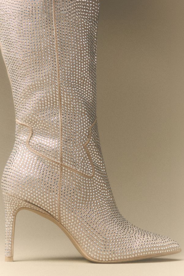 Slide View: 4: Dolce Vita Korry Crystal Knee-High Boots