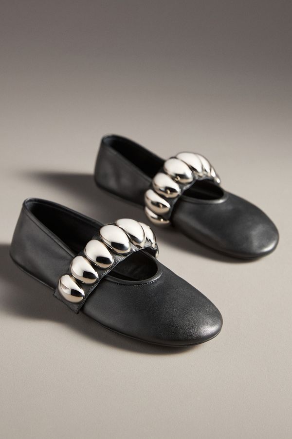 Slide View: 2: Jeffrey Campbell Tendu Ballet Flats