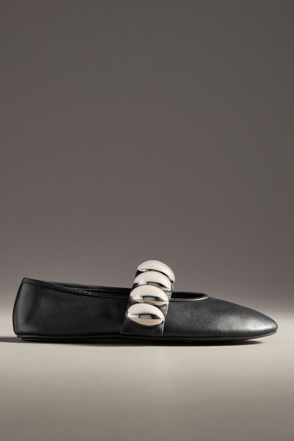 Slide View: 1: Jeffrey Campbell Tendu Ballet Flats