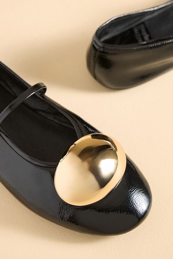 Slide View: 3: Jeffrey Campbell Ornament Ballet Flats