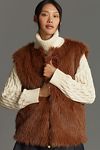 Thumbnail View 1: By Anthropologie Faux-Fur Midi Vest