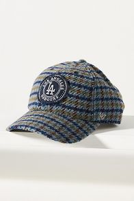 Slide View: 1: '47 Dodgers Patch Plaid Baseball Cap