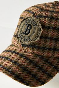 Slide View: 4: '47 Boston Patch Plaid Baseball Cap