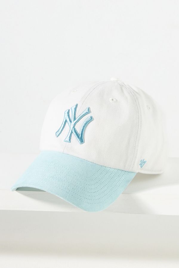 Slide View: 1: '47 Yankees Faux Suede Baseball Cap