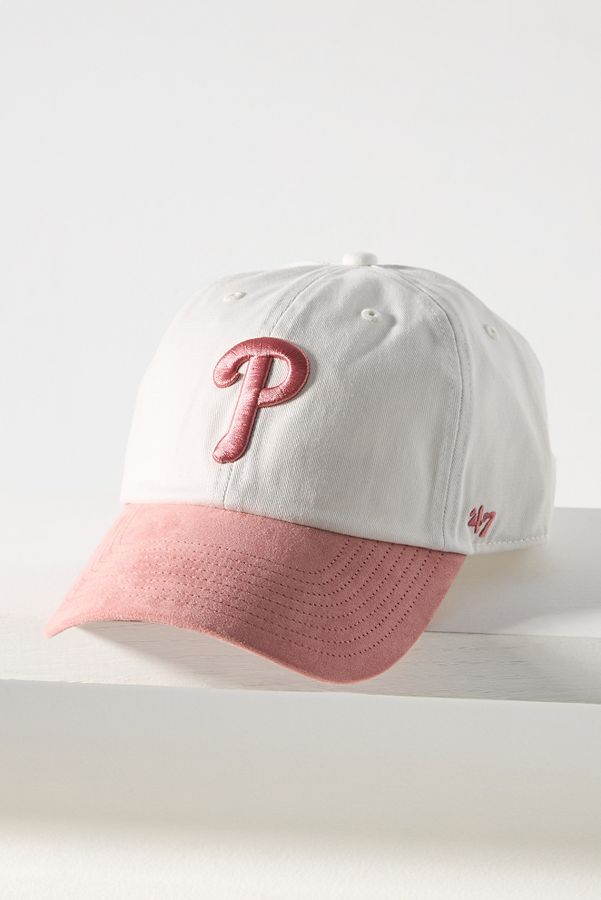 Slide View: 1: '47 Phillies Faux-Suede Baseball Cap