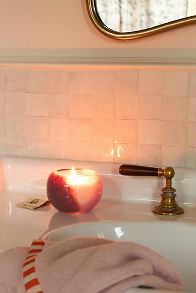 Slide View: 3: The Courageous Woody Palo Santo & Bergamot Glass Candle