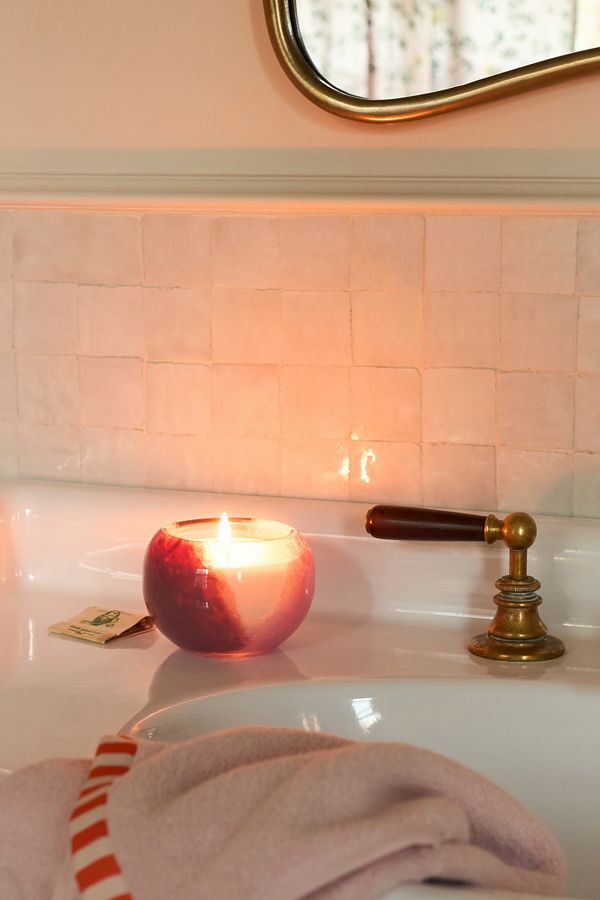 Slide View: 3: The Courageous Woody Palo Santo & Bergamot Glass Candle