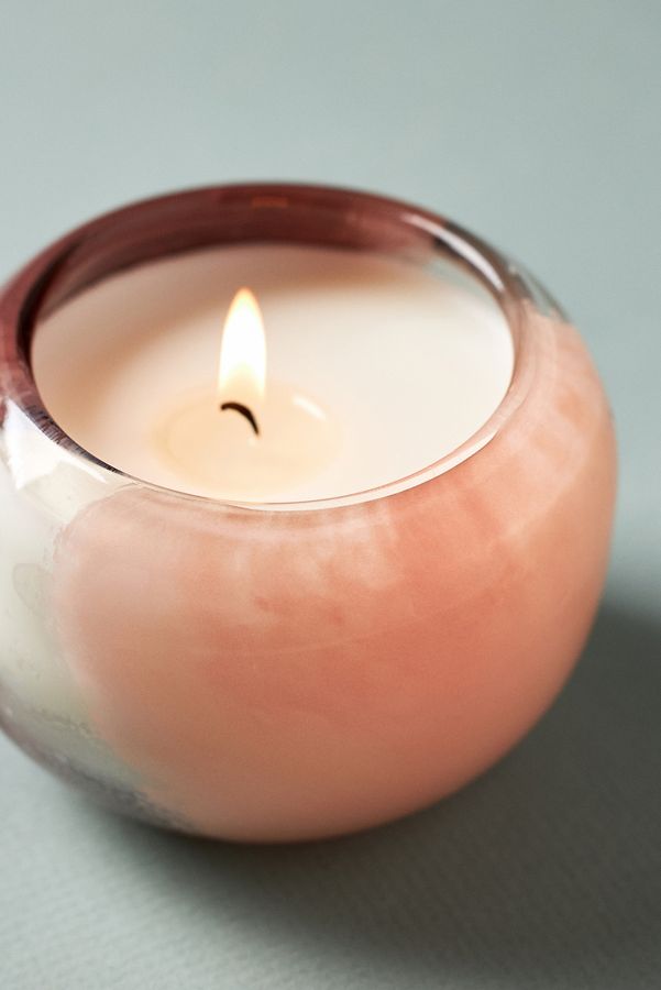 Slide View: 6: The Courageous Woody Palo Santo & Bergamot Glass Candle