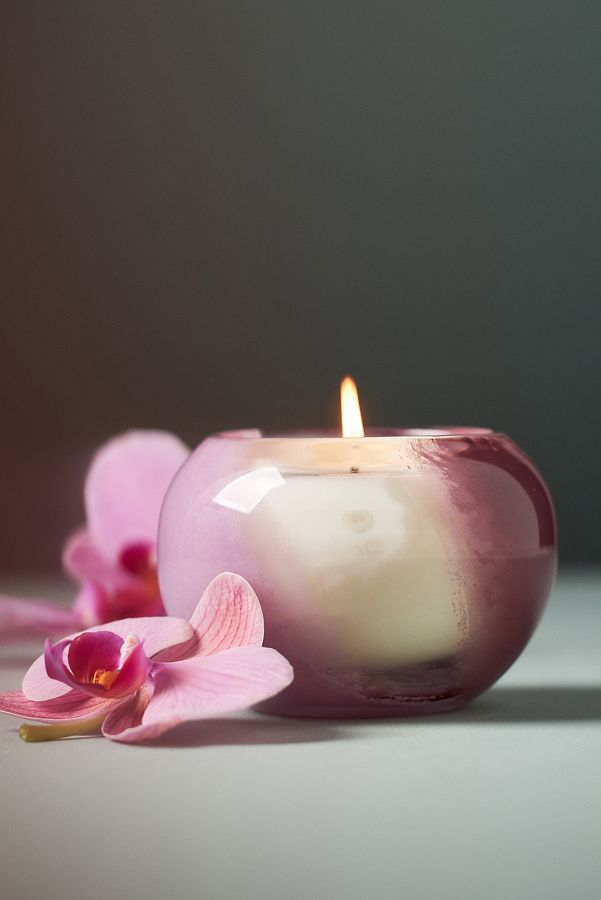 Slide View: 1: The Loved Woody Salted Moss & Lavender Glass Candle