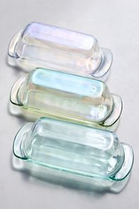 Slide View: 2: Joan Soda Glass Butter Dish