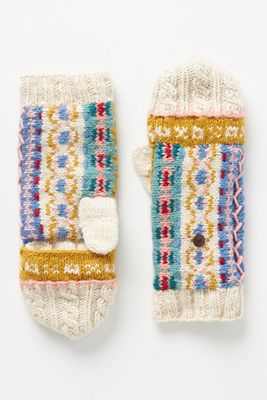 French Knot Hardwick Mittens