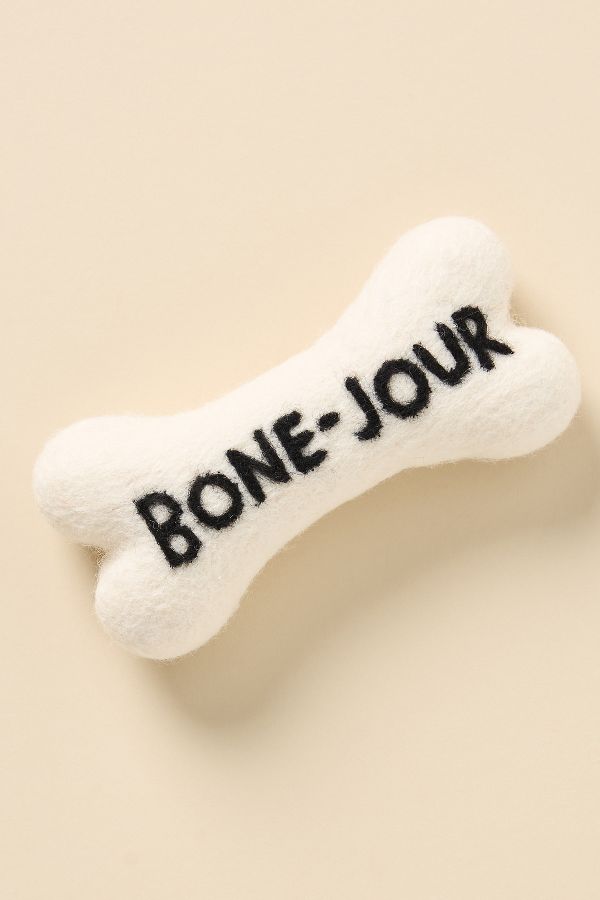 Slide View: 2: By Anthropologie Bone-Jour Dog Toy