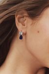 Thumbnail View 1: NADRI Crystal & Sapphire Drop Earrings