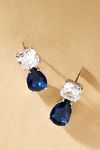 Thumbnail View 3: NADRI Crystal & Sapphire Drop Earrings