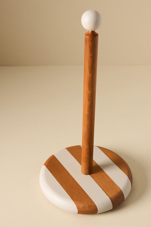 Slide View: 3: Catania Wooden Paper Towel Holder