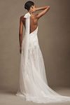 Thumbnail View 2: Watters Zoe Halter Fit & Flare Beaded Lace Wedding Gown