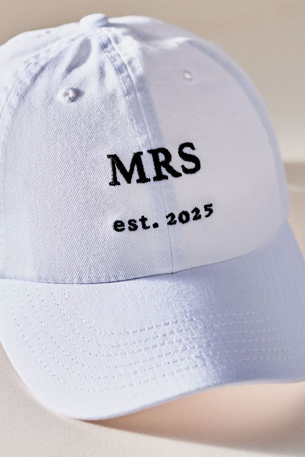 Slide View: 2: By Anthropologie Weddings Mrs. Baseball Cap