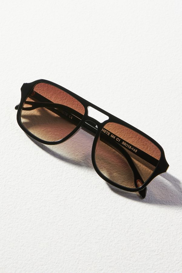 Slide View: 1: MACHETE Jane Aviator Sunglasses