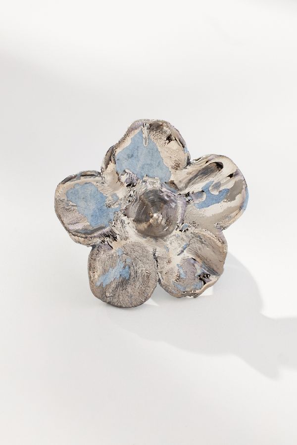 Slide View: 2: Levens Jewels Ceramic Flower Ring