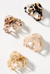 Thumbnail View 1: Neutral Mini Hair Claw Clips, Set of 4