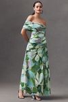 Thumbnail View 1: Acler Richdore Off-the-Shoulder Draped Maxi Dress