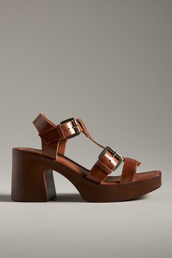 Slide View: 1: Matisse Harrison Wood-Heeled Sandals