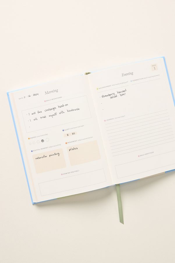 Slide View: 2: Papier Wellness Hardcover Journal