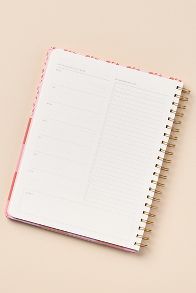 Slide View: 4: Papier Spiral Daily Softcover Planner