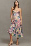 Thumbnail View 1: Dress The Population Carina Strapless Sweetheart Sequin Midi Dress