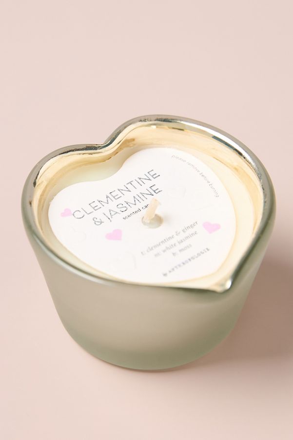 Slide View: 3: Edwina Fruity Clementine & Jasmine Heart Candle