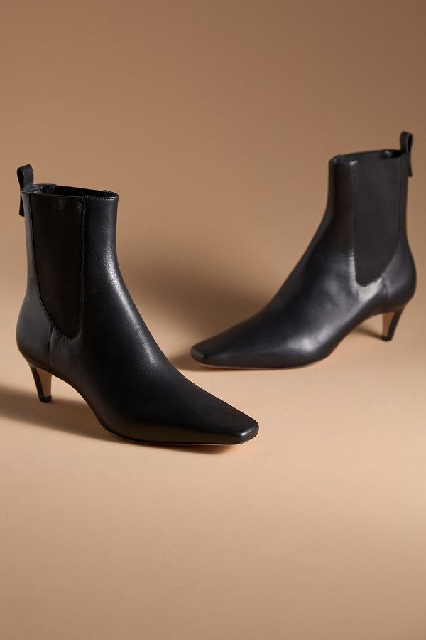 Slide View: 3: Reformation Roberta Snip-Toe Kitten-Heel Boots