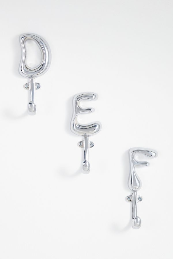 Slide View: 2: Bubble Letter Monogram Hook