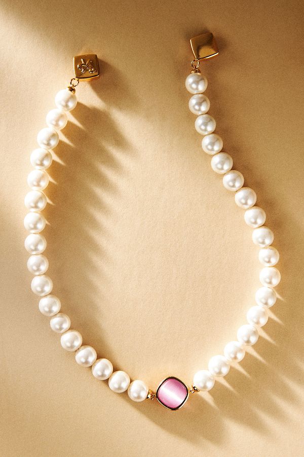 Slide View: 1: Nana Jacqueline Ilana Pearl Necklace