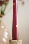 Thumbnail View 3: Heart Taper Candles, Set of 2