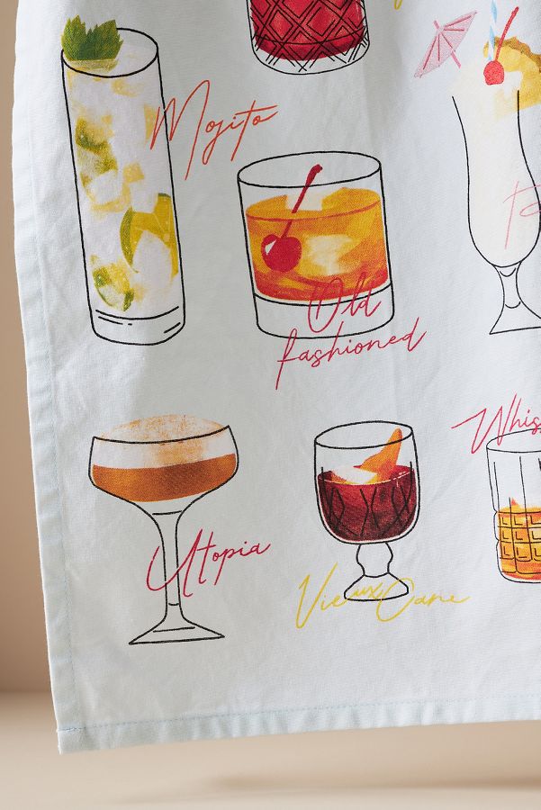 Slide View: 2: Drinks A-Z Dish Towel