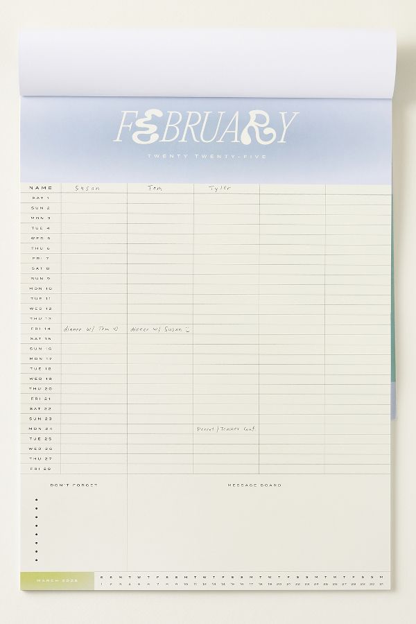 Slide View: 2: Papier 2025 Softcover Wall Calendar