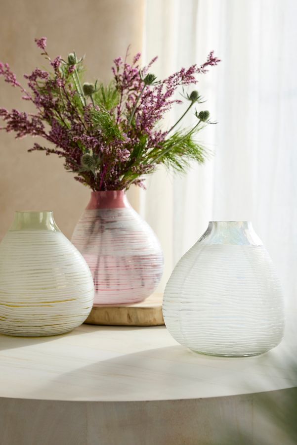 Slide View: 1: Cut Glass Luster Vase