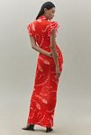 Thumbnail View 2: SAU LEE Keilani Ruffle-Sleeve Maxi Dress