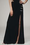 Thumbnail View 2: SAU LEE Venus Velvet Maxi Skirt