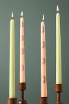 Thumbnail View 1: Cora Handpainted Taper Candles, Set of 4