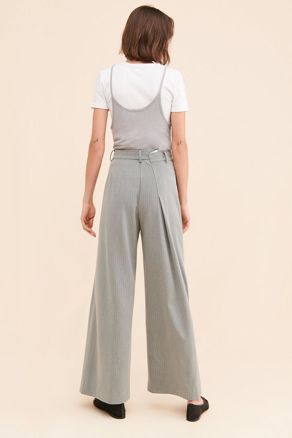 Slide View: 2: ASTR the Label Dawson Pinstripe Trousers