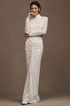 Thumbnail View 1: Ronny Kobo Scorpio Ruched Lace Maxi Dress