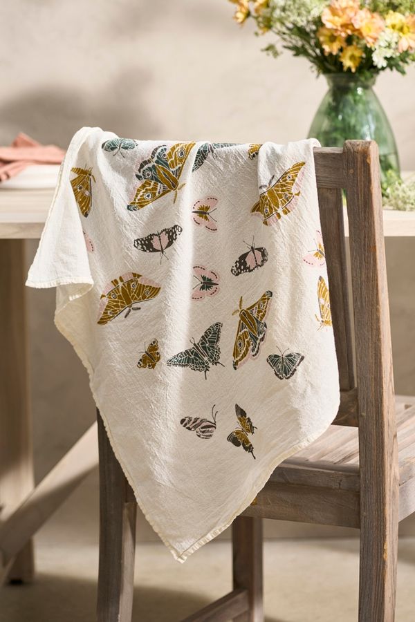 Slide View: 1: Prairie Pollinators Dish Towel