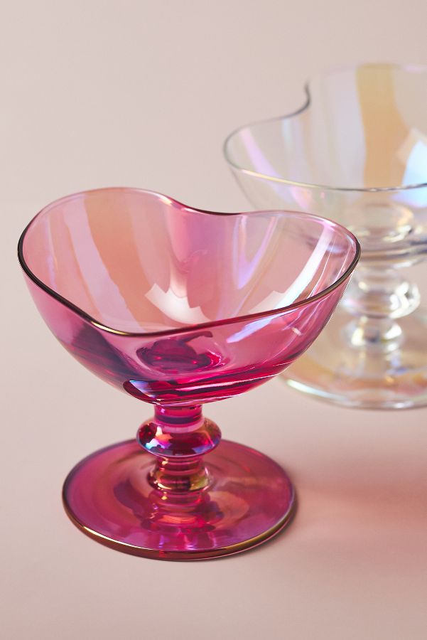 Slide View: 2: Valeria Heart Coupe Glass